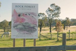 Road Sign - Rock Forest Vineyard | Bathurst Vignerons Association, Australia